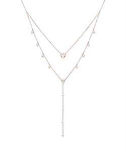 Y-Shaped Necklace "Heart"
